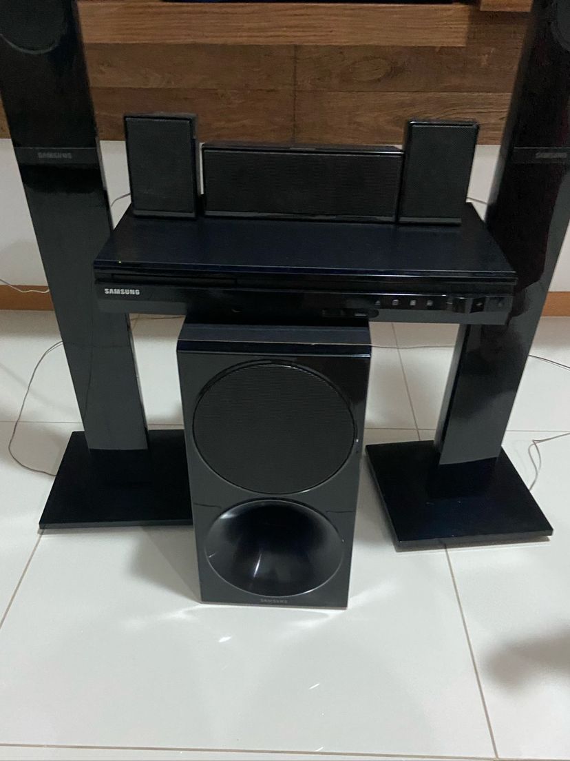 Home Theater Samsung Hte553k/zd | TV e Display Samsung Usado 71817721 ...