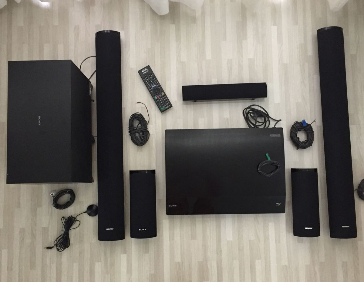 Home Theater Sony Bdv-e880 5.1 Blu-ray 3d, Canais com Cabo Hdmi e ...
