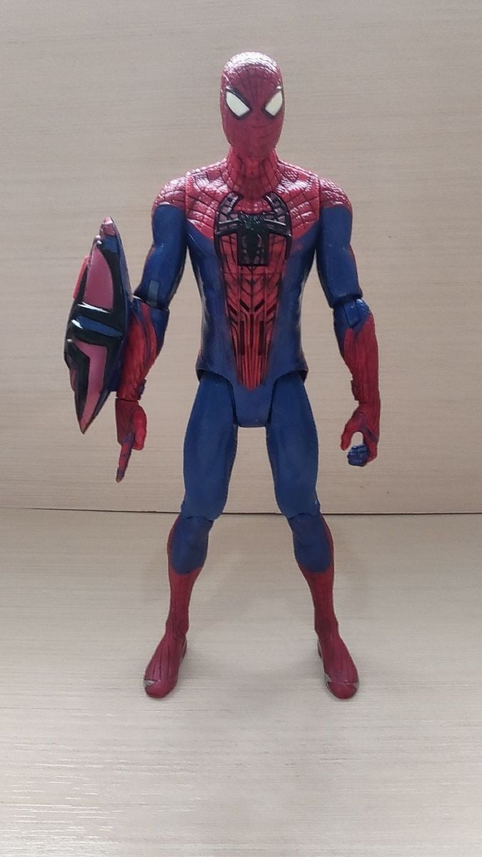 Homem Aranha Eletrônico de 25cm de Altura, Fabricado: Hasbro, em Bom ...