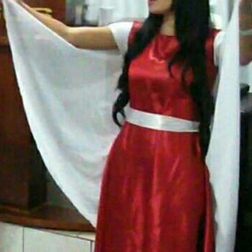 vestido para coreografia gospel