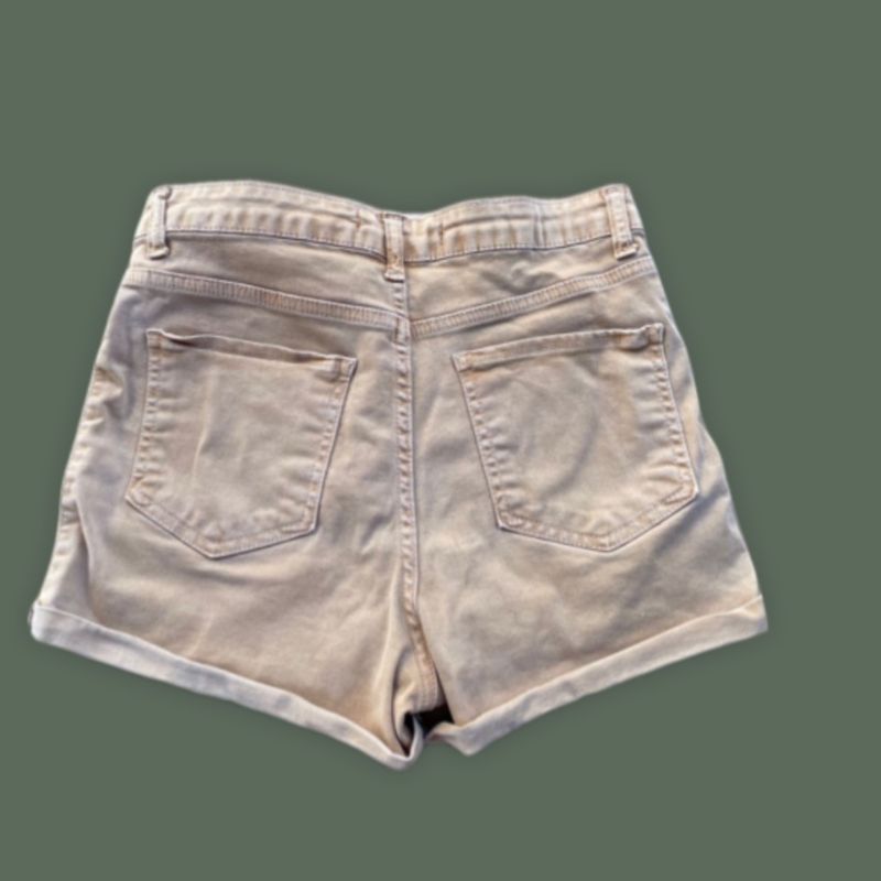 Hot Pant Sarja, Shorts Feminino Usado 96283039