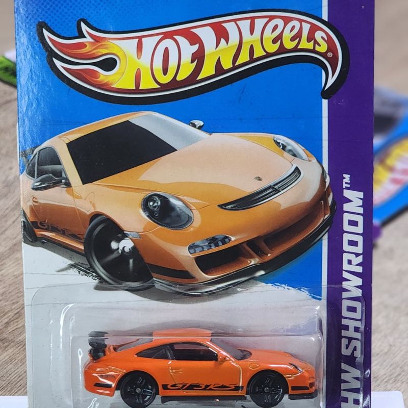 Hot Wheels 2013 Orange Porsche 911 Gt3 Rs 997 Hw Showroom