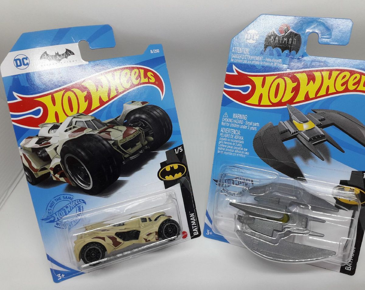 Hot Wheels Batman Arkham Knight Batmobile, Batplane Hot-Wheels