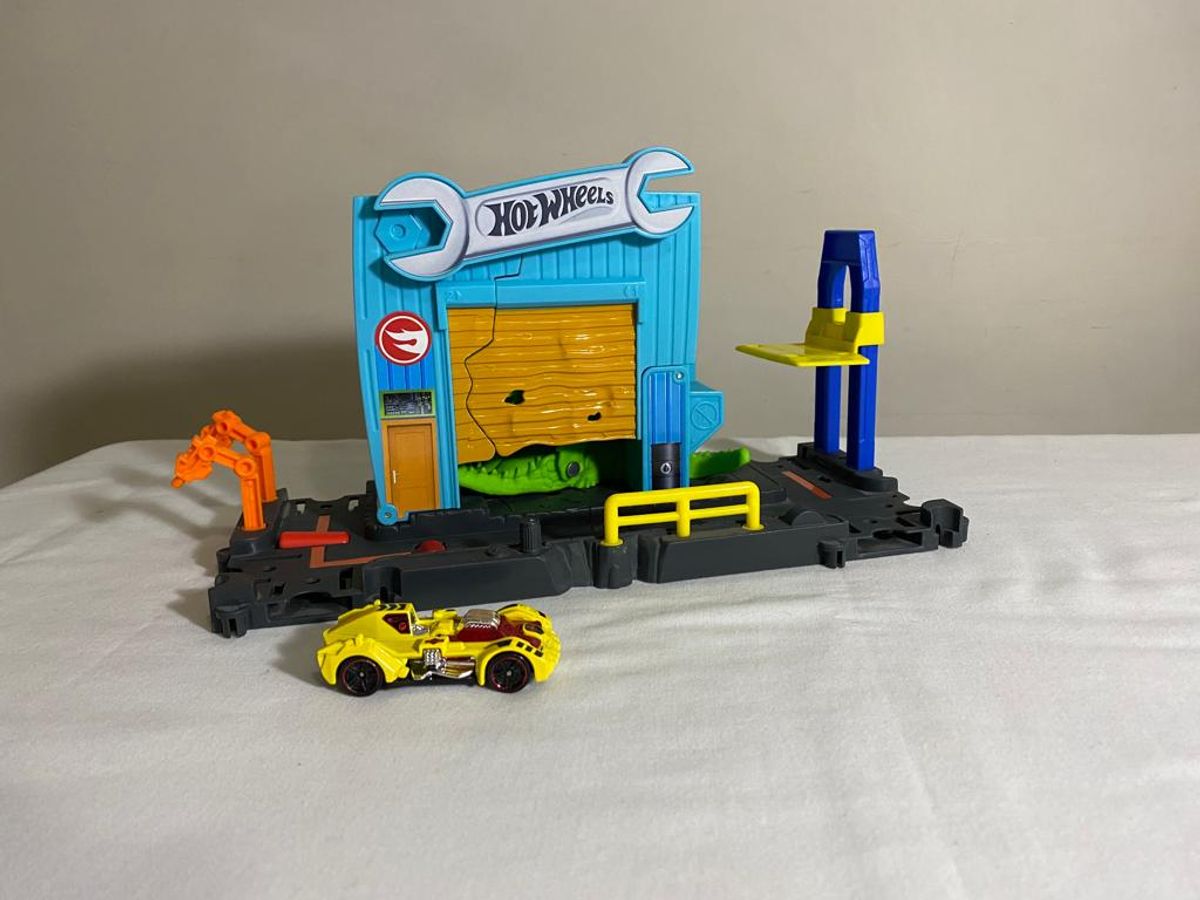 Hot Wheels City Gator Garage Attack Play Set Brinquedo Hot Wheels