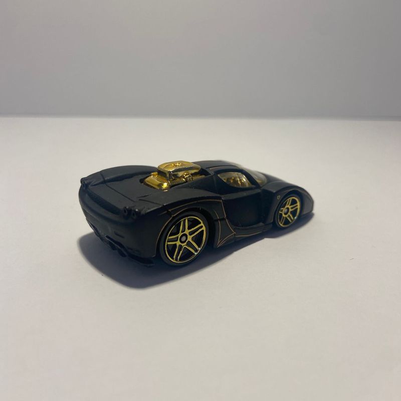 Hot Wheels Enzo Ferrari Preto Fosco Tooned | Hot Wheels Usado