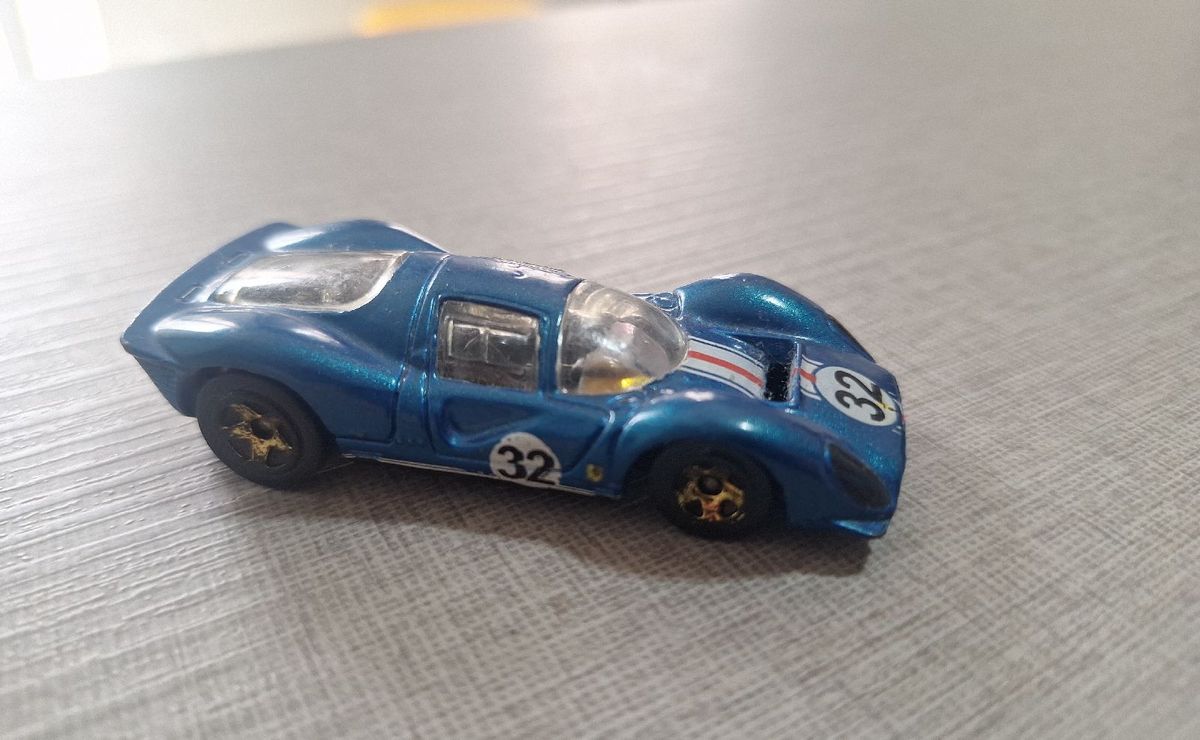 2001 Hot Wheels Ferrari P4 Blue Body ** Ultra Rare ** vintage as New