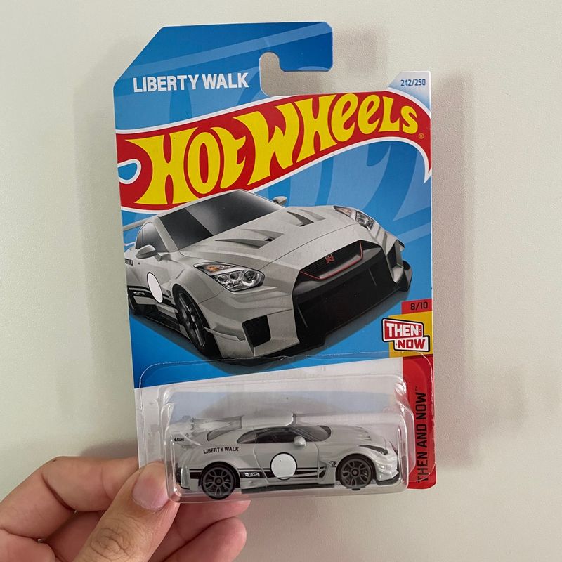 Hot Wheels Nissan Gtr R35 Novo Liberty Walk Cinza Coleção 2024