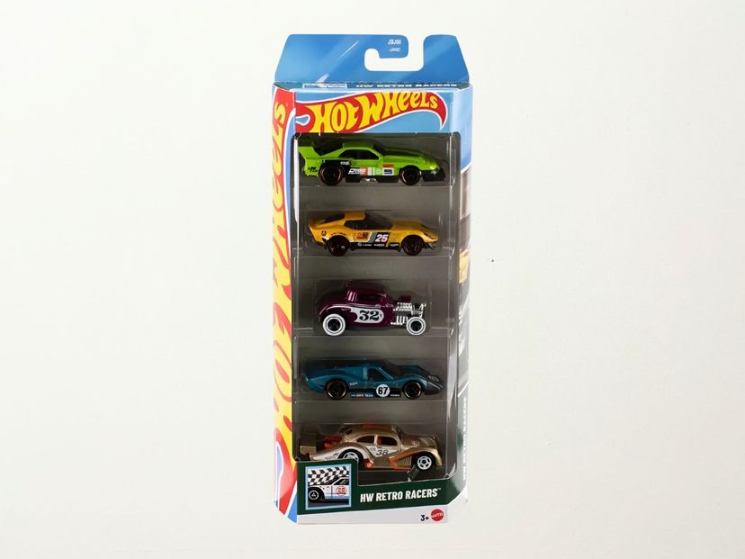 Hot Wheels Pacote com 5 Carros Hw Retro Racers | Original Mattel ...