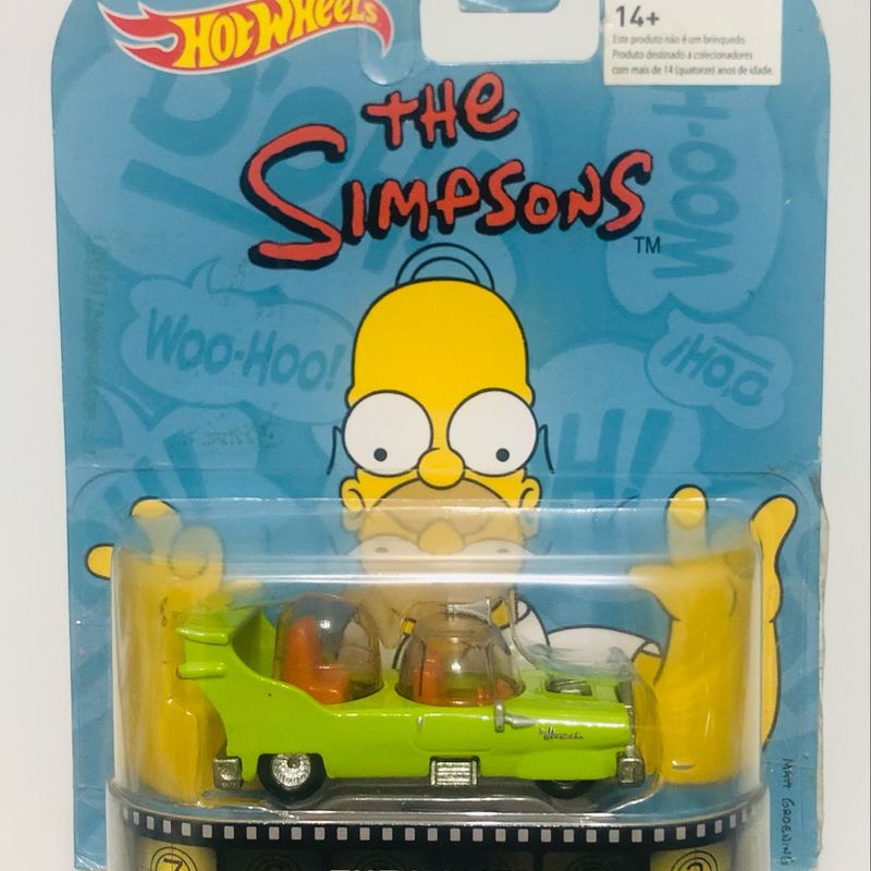 Hotwheels HOT WHEELS O HOMER THE SIMPSONS DIECAST Cars ORIGINAL Carros Raros  - Escorrega o Preço