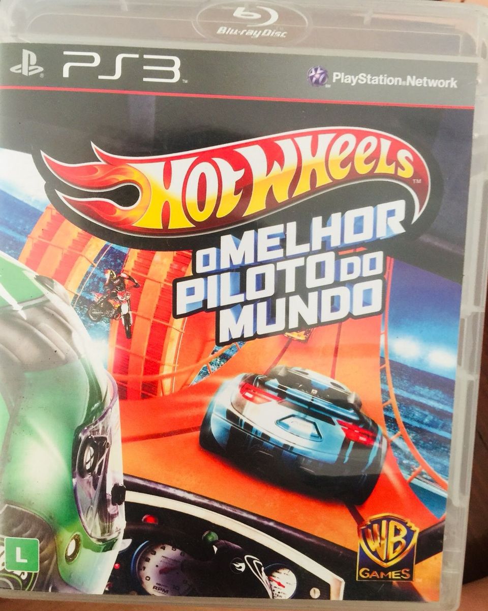 Hot Wheels O Melhor Piloto do Mundo + Carrinho Hot Wheels PS3 - Fenix GZ -  16 anos no mercado!