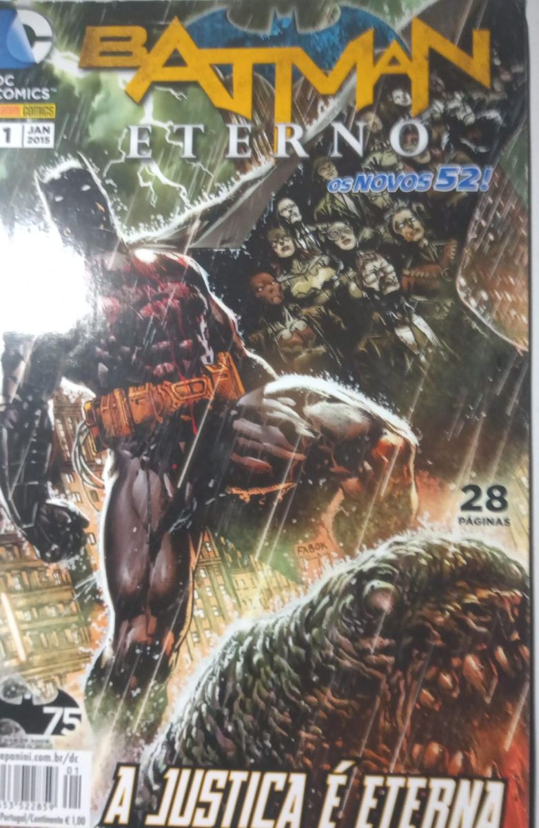 Hq Batman Eterno Nº 1 Os Novos 52 -a Justiça É Eterna - Paninii ...