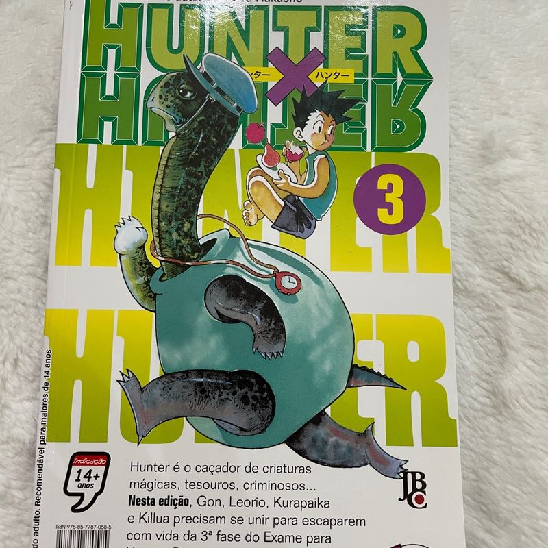 Hunter X Hunter - Volume 3 - Yoshihiro Togashi | Livro Editora Jbc