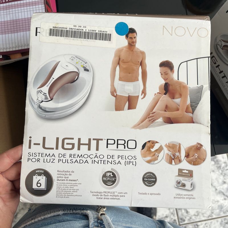 I-light Pro Remington Intense Pulsed Light Depilação a Laser Refis de  Luz Item Info Eletro Remington Usado 90859481 enjoei