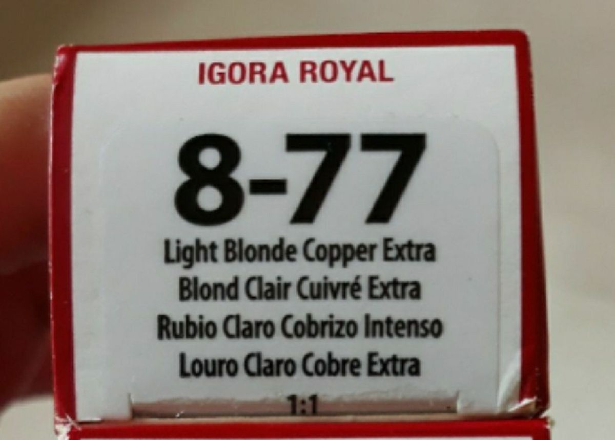 Schwarzkopf Igora Royal 8-77 Louro Cobre Extra - Melhor Preço Aqui