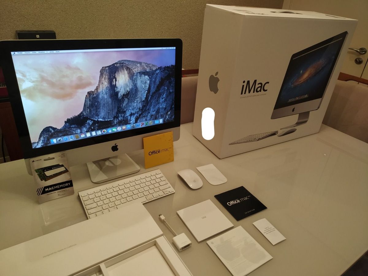 Imac 2011 Impecável 12gb Completíssimo Mouse Teclado Caixa Adaptador ...