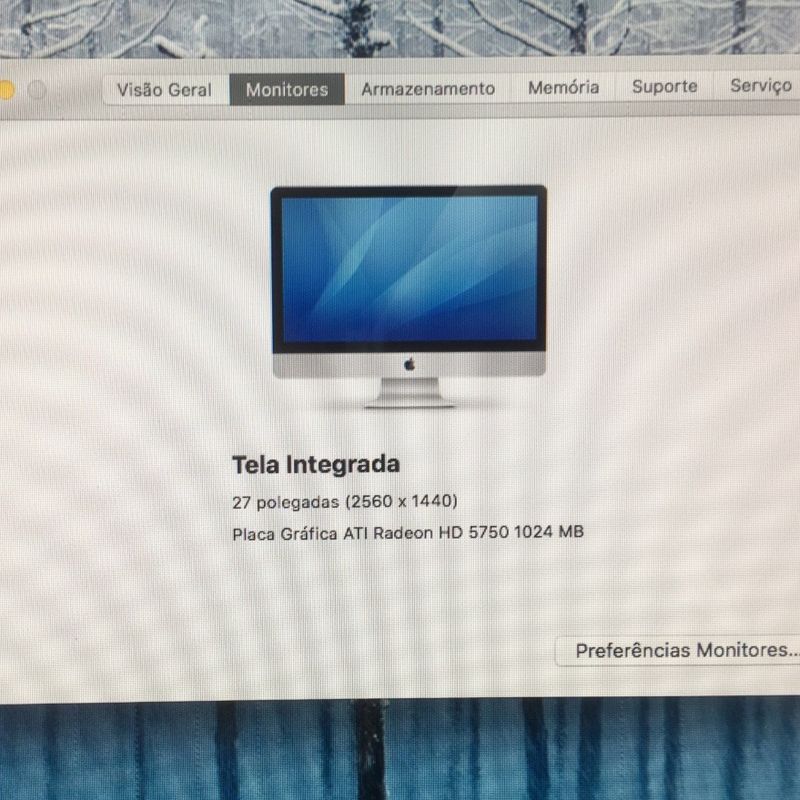 Imac 27 Polegadas Mid 2010 2,8 Ghz Intel Core I5 R$ 3.780 | Apple