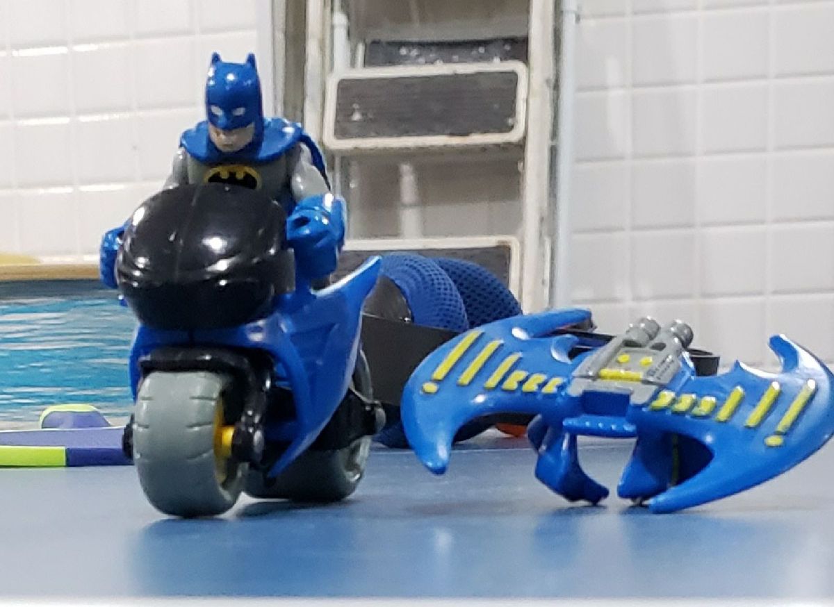 Imaginext Batman e Bat Moto com Asa para Costas | Brinquedo Imaginext Usado  47801112 | enjoei