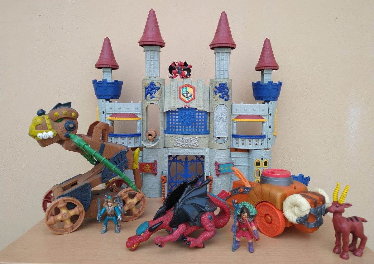 Imaginext - Castelo Medieval Imaginext - Castelo Imaginext - Dragão ...