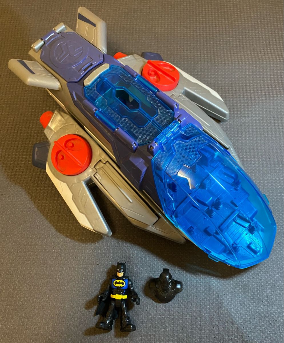 Imaginext Nave Javelin Liga da Justiça Luzes e Sons Brinquedo Fisher
