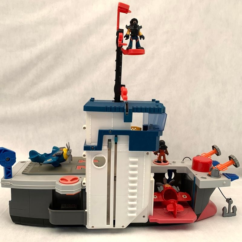 Imaginext Navio Porta-Aviões Fisher Price Mattel Usado