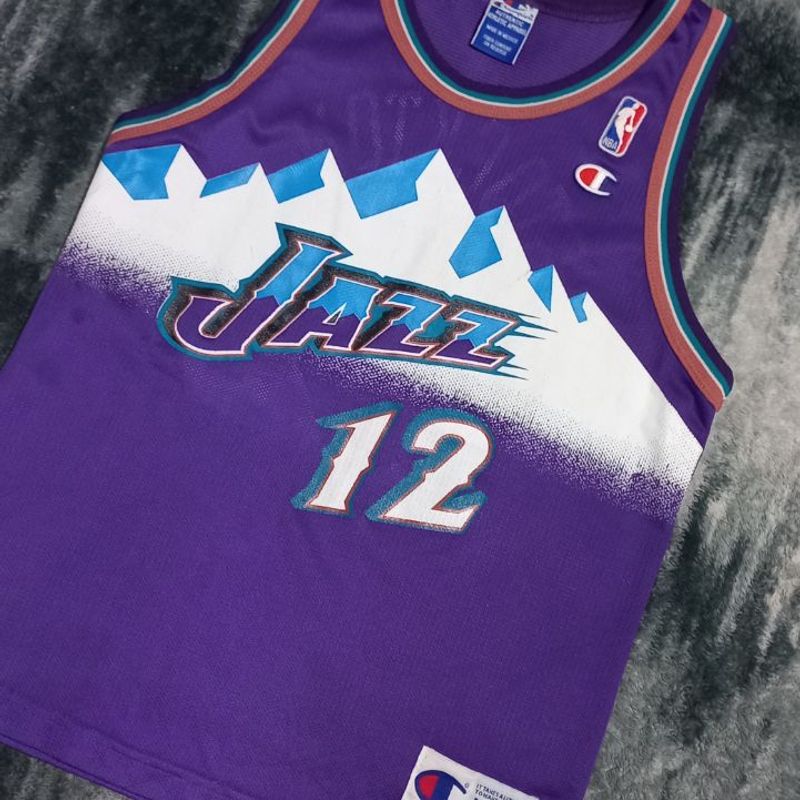 Impecável Camisa Regata Nba Utah Jazz Champion Número 12 John