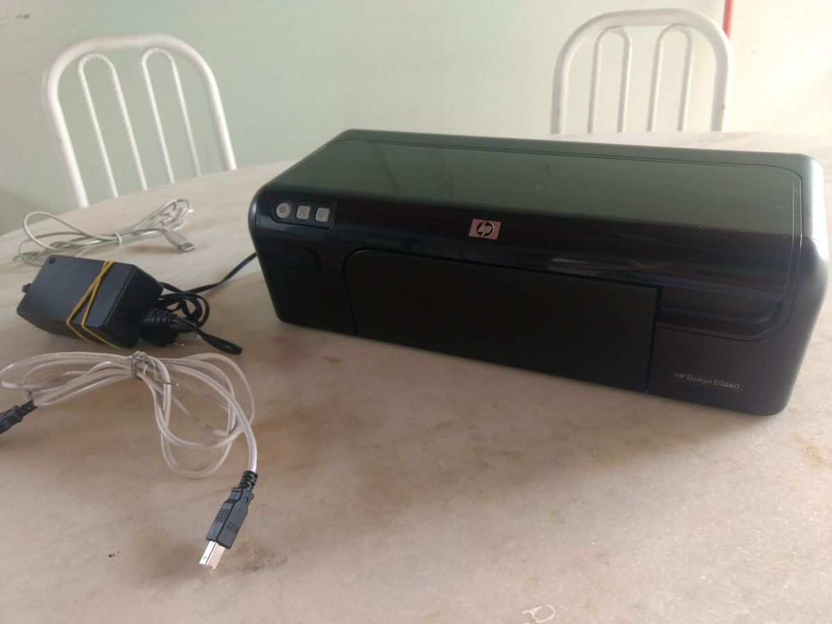 Hp deskjet d2460 принтер как подключить к компьютеру