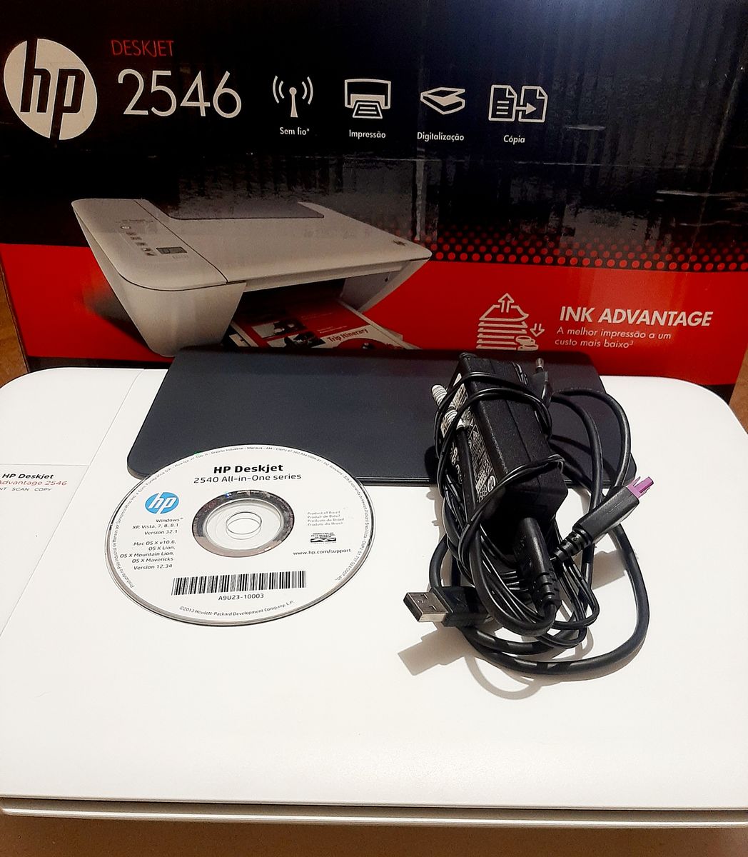 Impressora Hp Deskjet Ink Advantage 2546 (usada) | Produto Masculino Hp ...