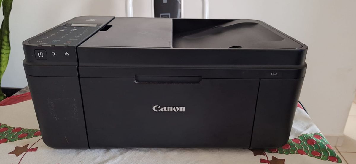 Impressora Multifuncional Canon Pixma E481 Preto Wi-fi | Item Info ...
