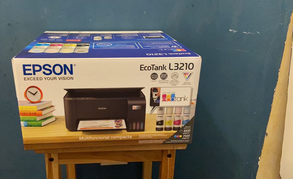 Impressora Multifuncional Epson Ecotank L3150 Com Wi Fi Bivolt 110 220v Móvel P Casa Epson 4481