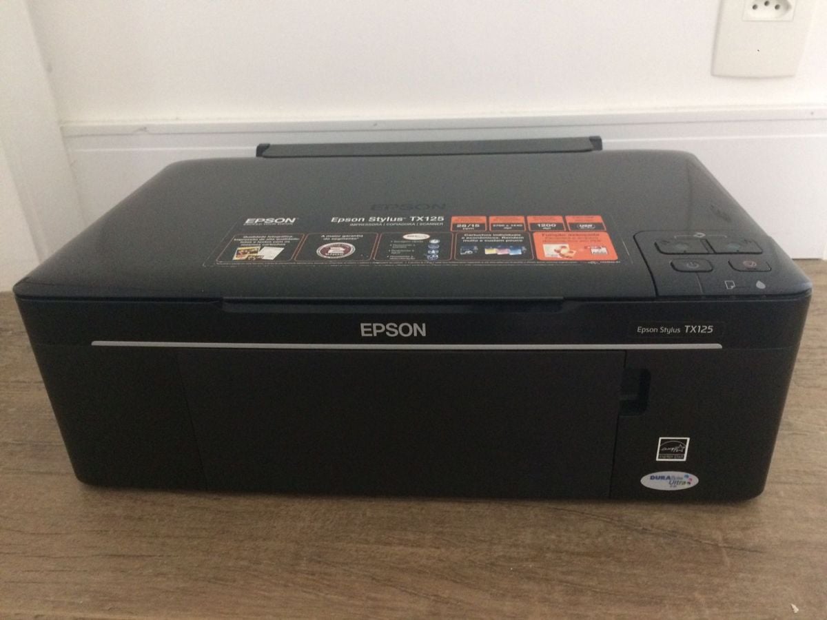 Impressora Multifuncional Epson Stylus Tx125 Funcionando | Item Info ...