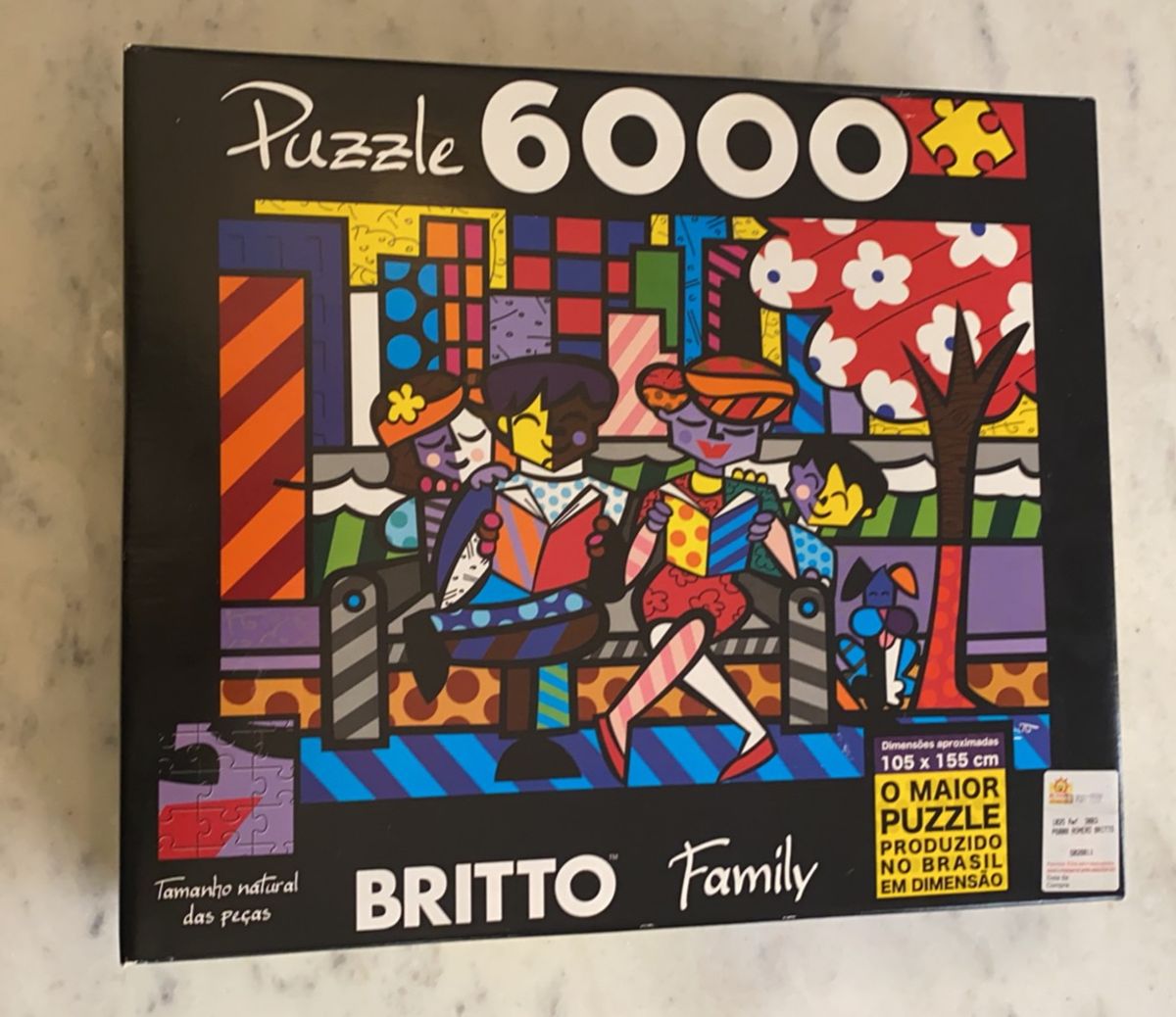 Incrível Quebra Cabeça de 6000 Peças Puzzle Romero Britto | Item de ...
