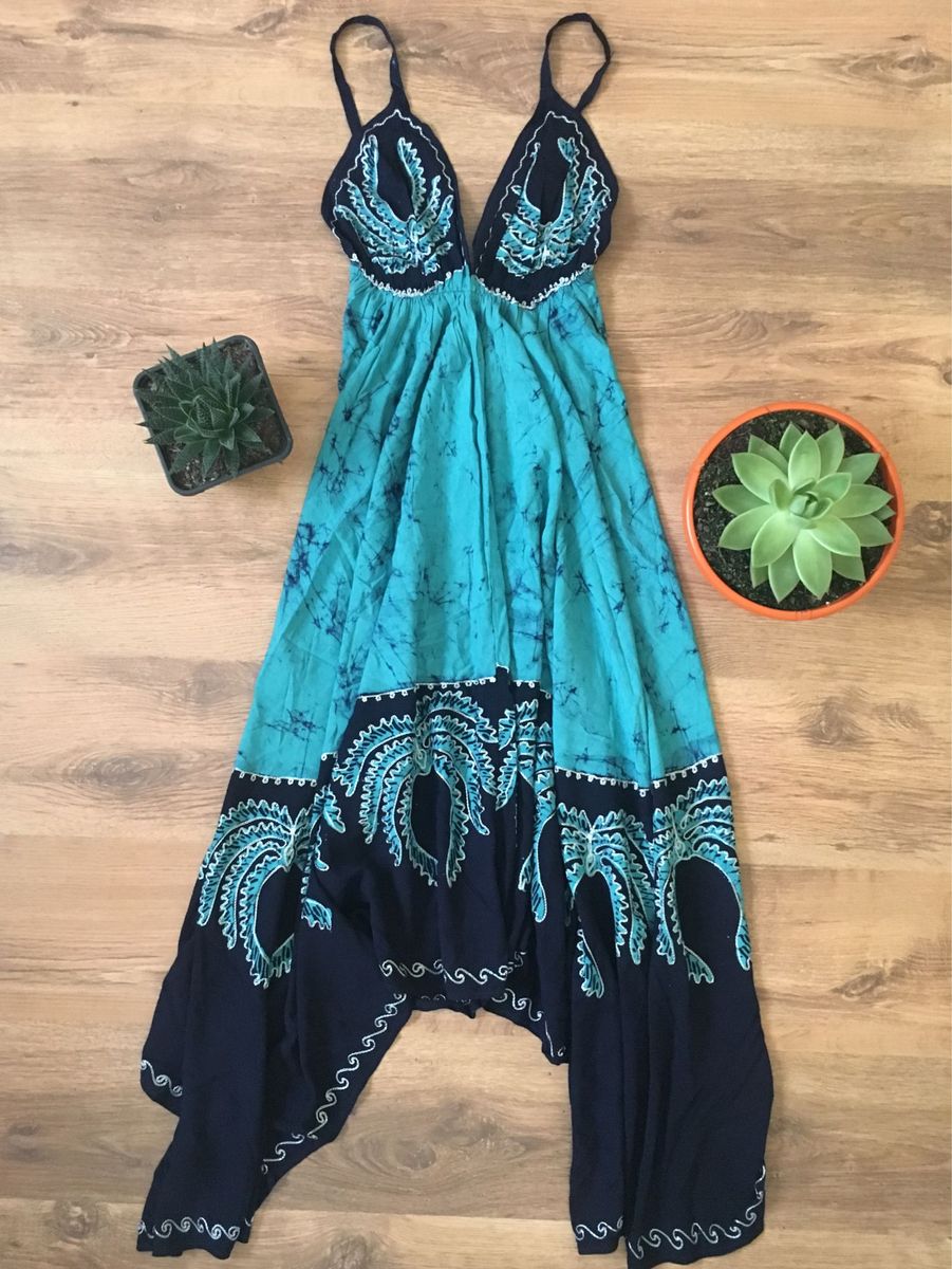 vestido lenço indiano