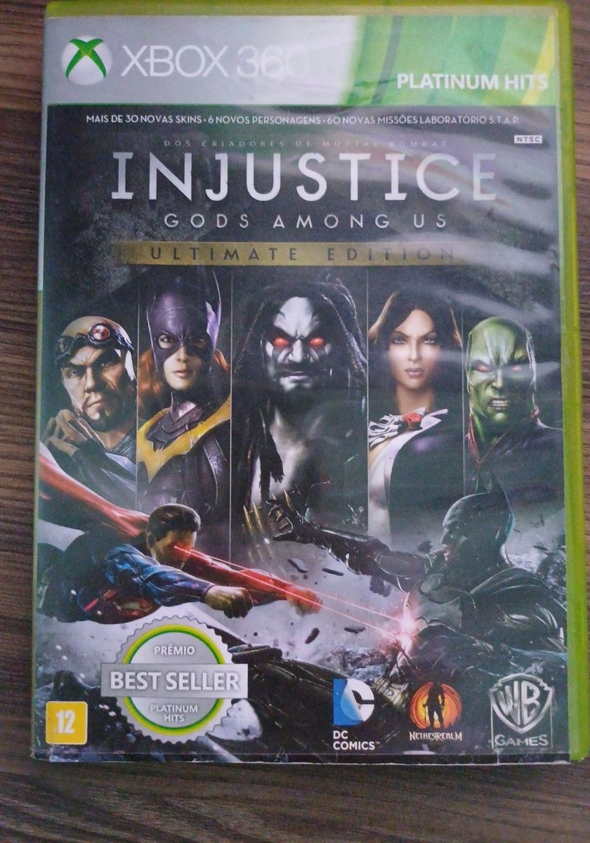 JOGO P/ XBOX 360 INJUSTICE GODS AMONG US ULTIMATE