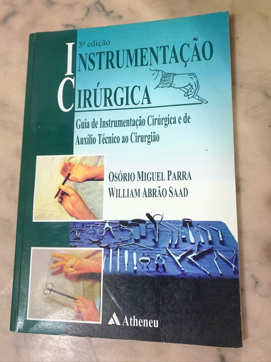 Instrumentação Cirúrgica Terceira Edição Saad Parra Usado | Livro ...