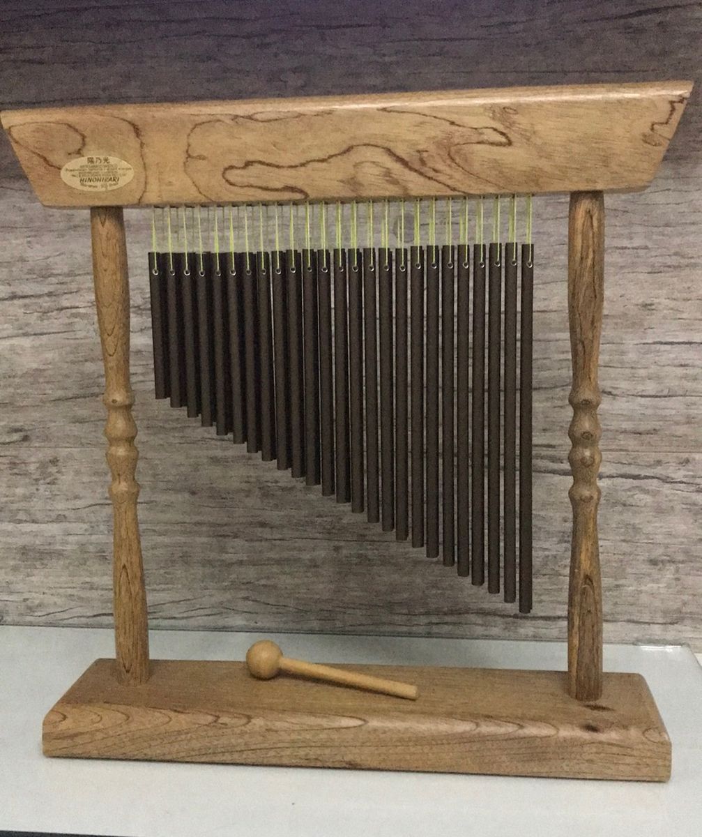 Instrumento Sino Dos Ventos Madeira Maciça | Item de Música Hinohikare ...