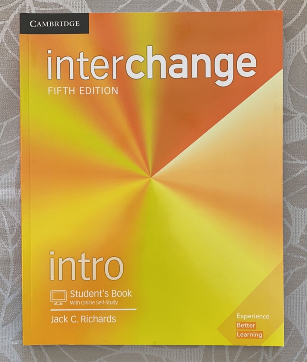 Interchange Intro Student Book | Produto Feminino Livro Cambridge Nunca ...