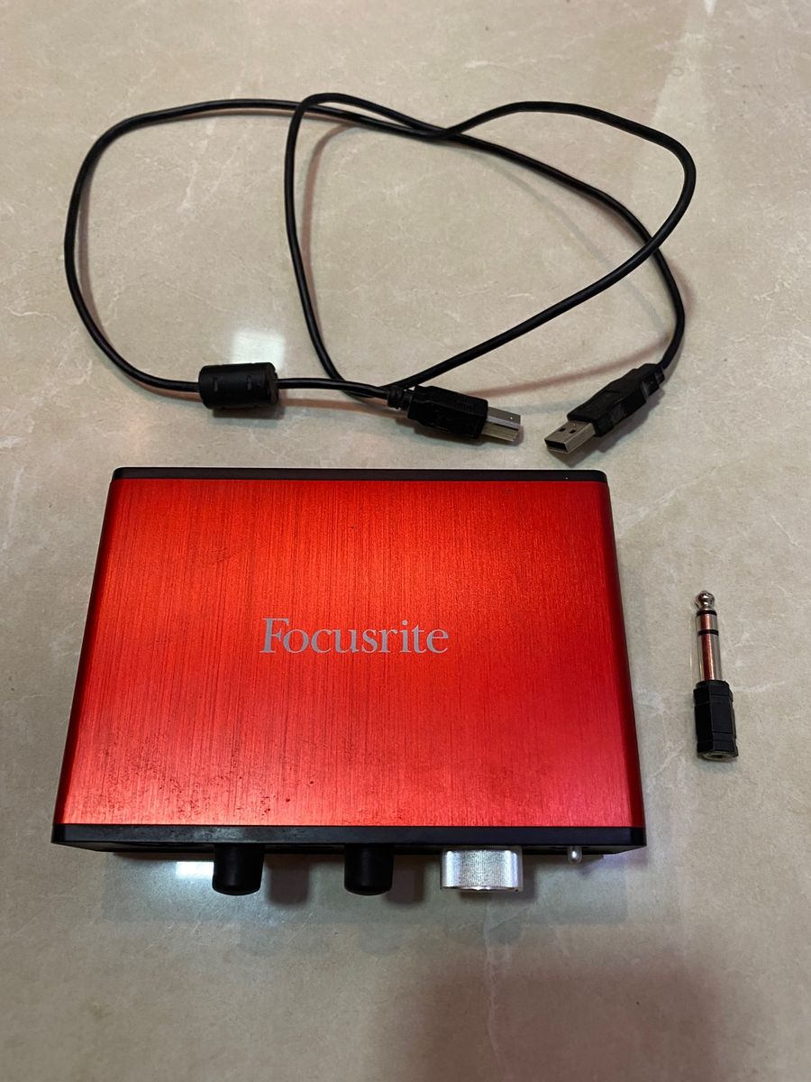 Interface de Áudio Focusrite Scarlett 2i2 Item de Música Focusrite