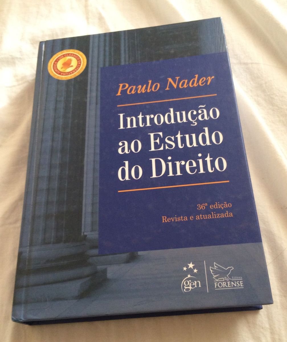 Introdução Ao Estudo do Direito Paulo Nader | Livro Usado 14412765 | enjoei