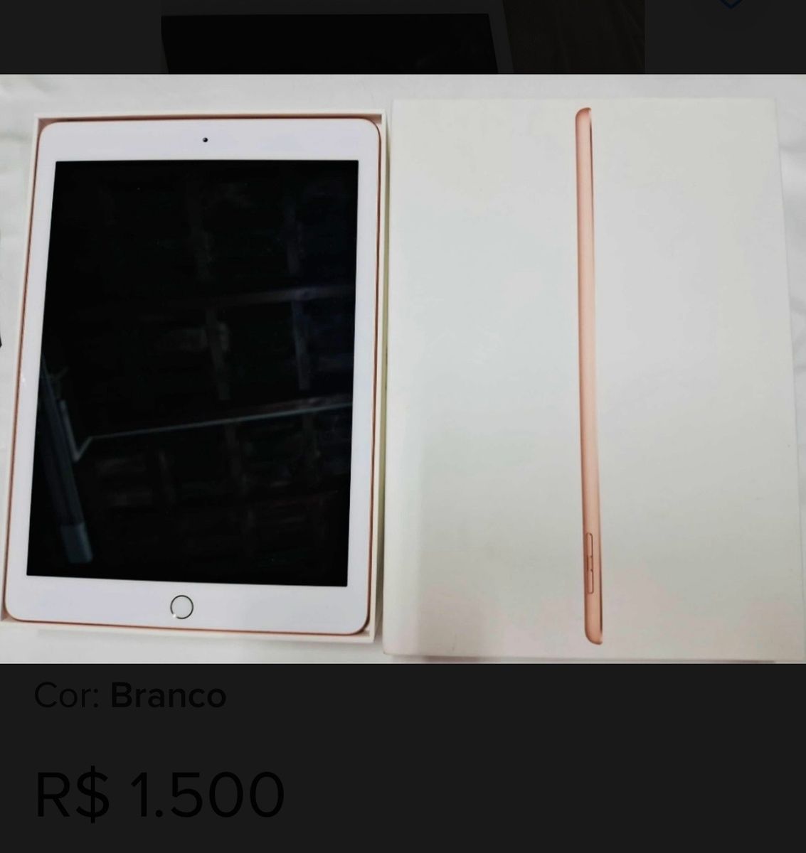 Ipad 6 Geração 32 Gb Branco e Dourado Usado | Apple Usado