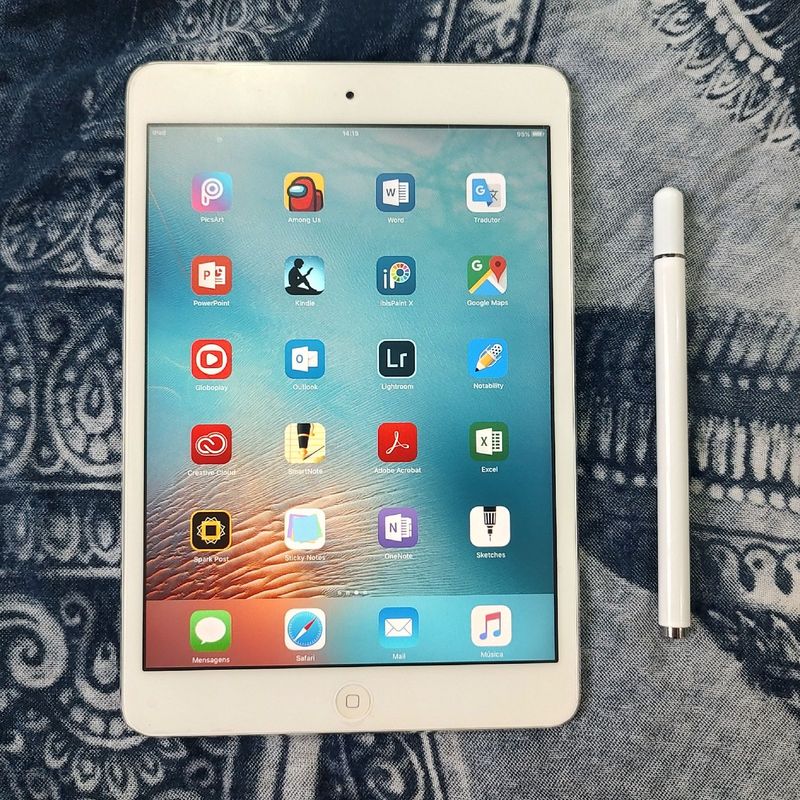 Ipad Mini 1 (A1432) 16gb Wifi + Caneta Magnética | Tablet Ipad