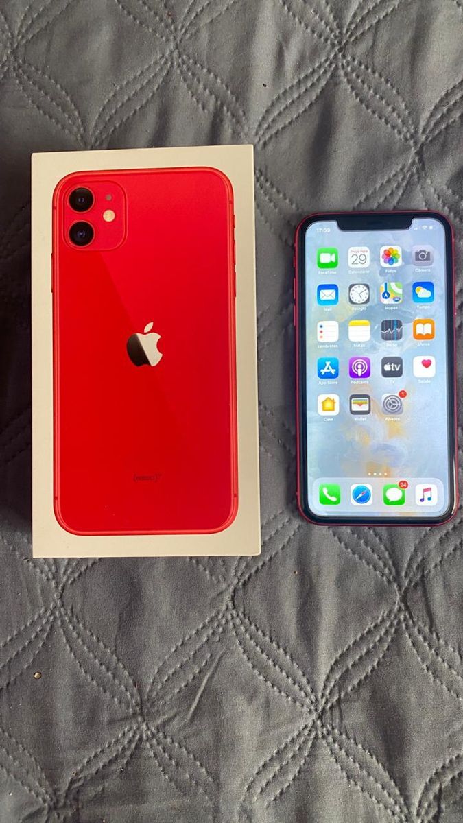 Iphone 11 Vermelho 128gb Cacareco Apple Usado 51562668