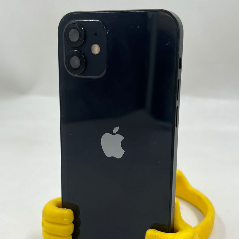 Iphone 12 128gb Preto Seminovo + Fone Bluetooth, Capinha e