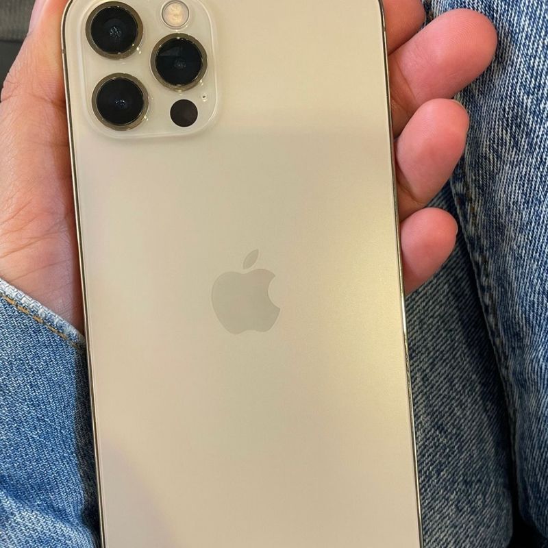 Iphone 12 Pro Gold 128gb Seminovo 100% Bat | Apple Usado
