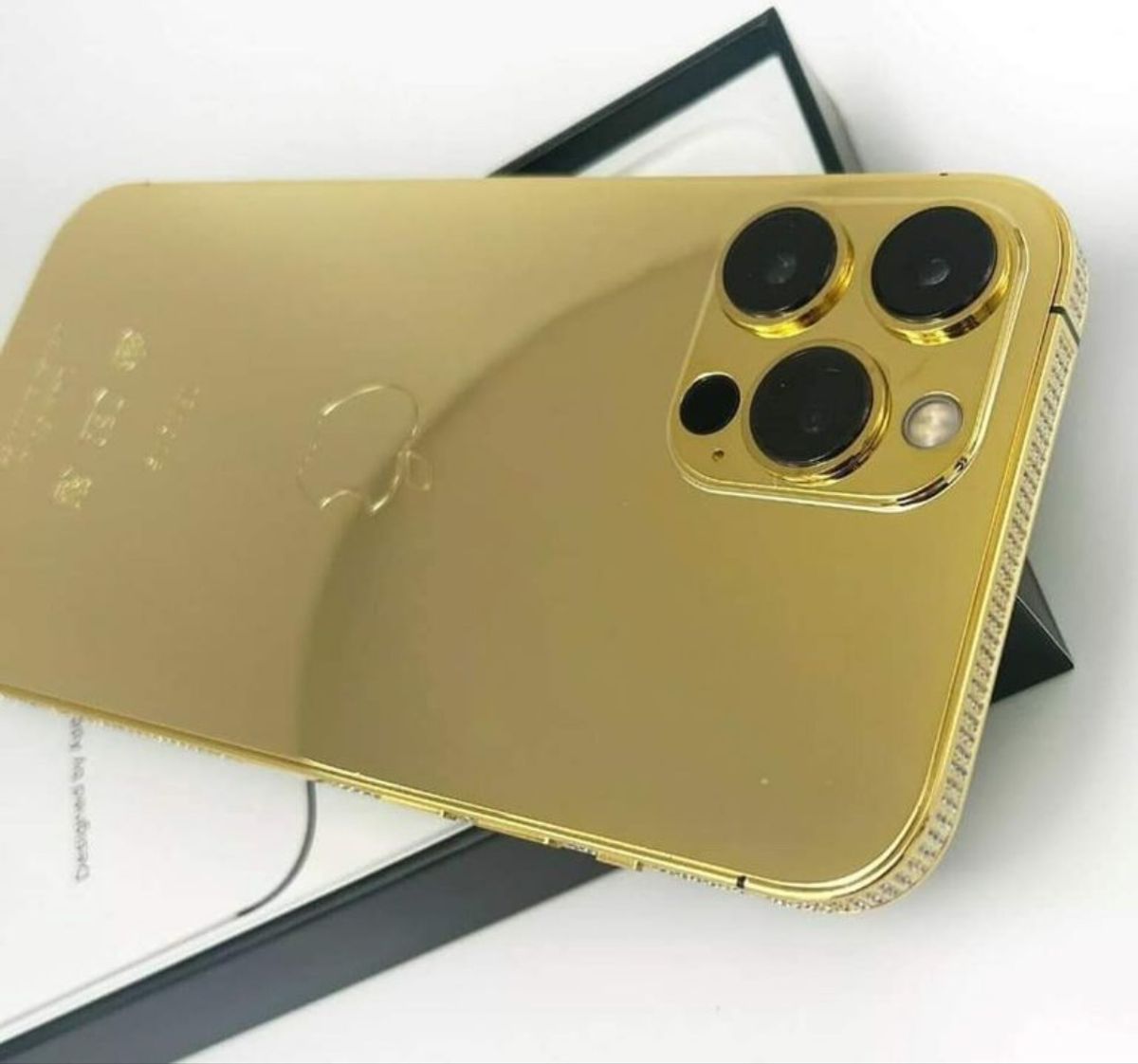 Iphone 13 Pro Max 256gb (banhado Gold) Produto Feminino Apple Nunca