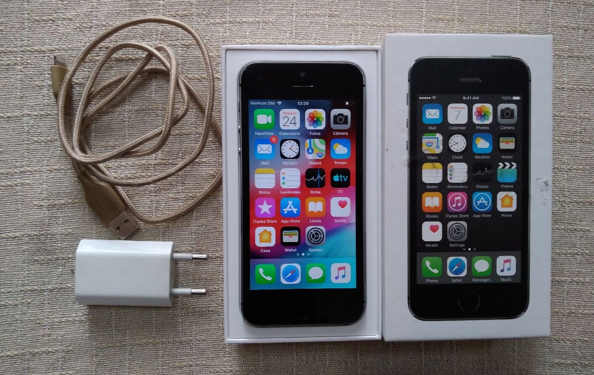 Iphone 5s 16gb com Carregador | Iphone Apple Usado 47472835 | enjoei