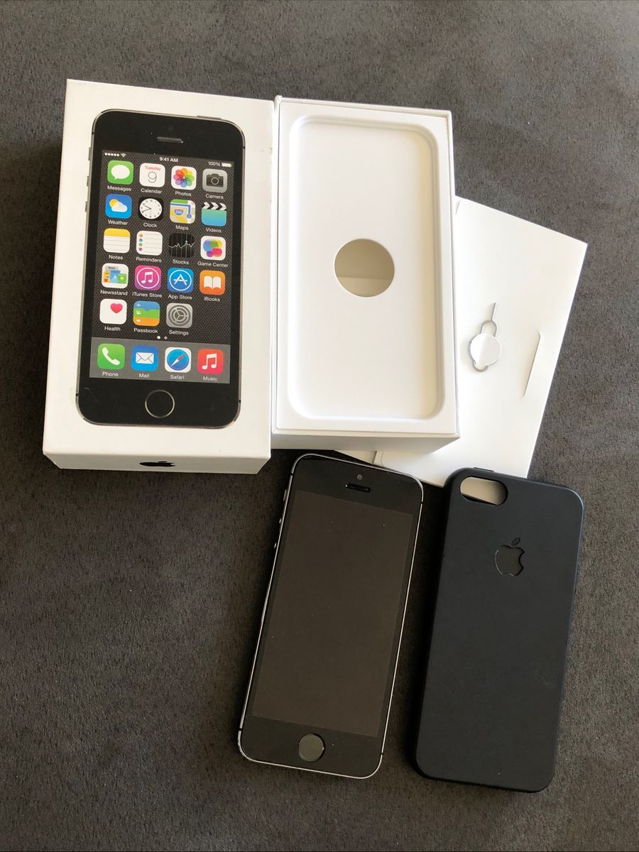 Iphone 5s 16gb Cor Preto Móvel p/ Casa Apple Usado