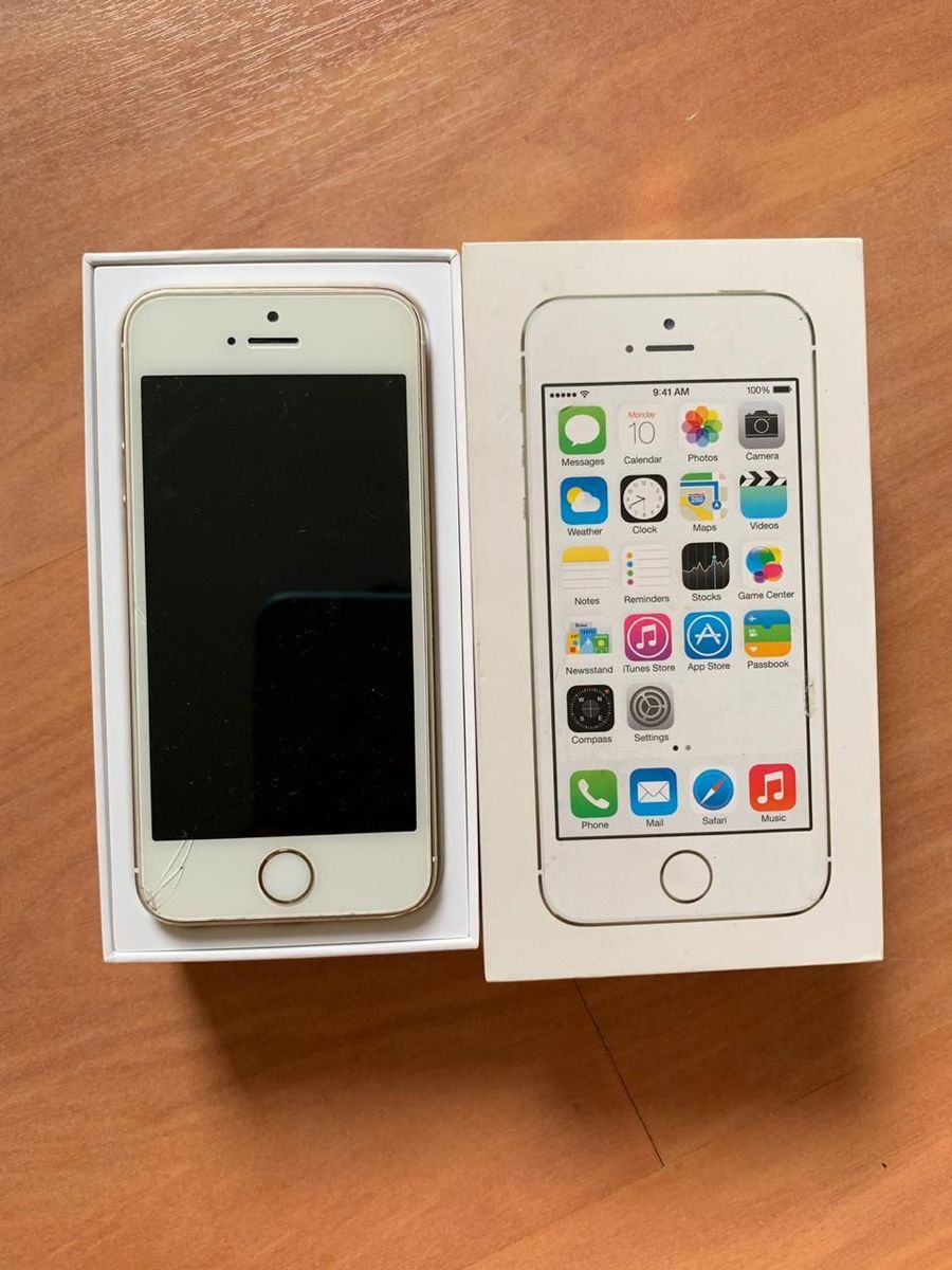Iphone 5s Dourado Iphone Apple Usado 32600763 Enjoei