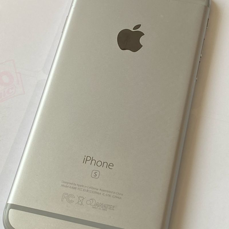 iPhone 6s 128GB 美品 iPhone 6S 128GB Prata 4G Tela 4,7