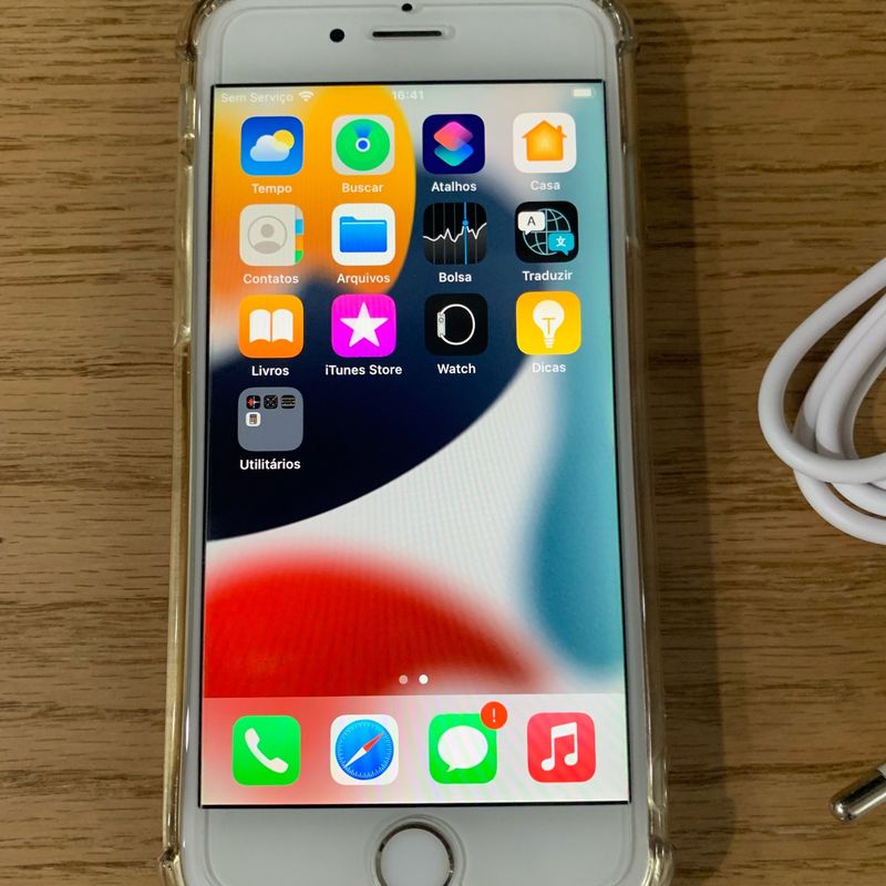 Iphone 6s com 32 Gb Prata 100% de Bateria | Apple Usado 106659120