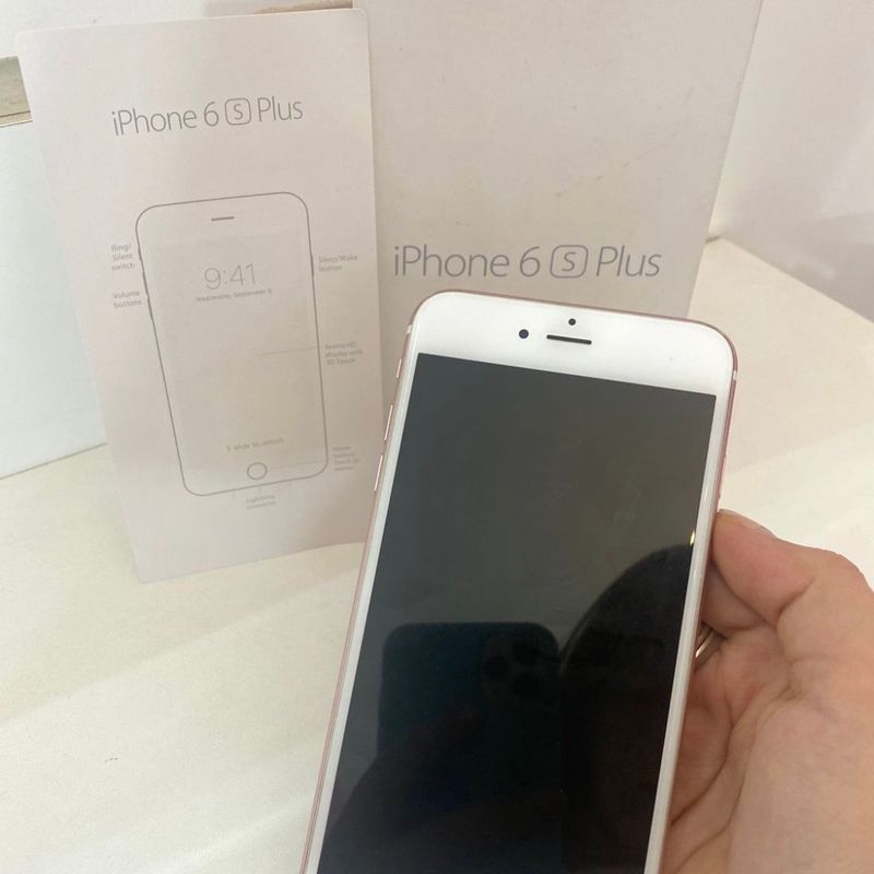 iPhone 6S plus 16GB ローズゴールド Pré-Propriedade Apple iPhone 6s Plus 16GB GSM Desbloqueado - Rose